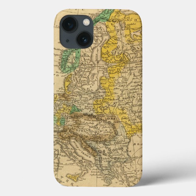 Coques Case-Mate iPhone Carte de l'Europe par Worcester (Verso)