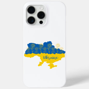 Coque Case-Mate iPhone Carte de l'Ukraine avec tournesol et drapeau ukrai