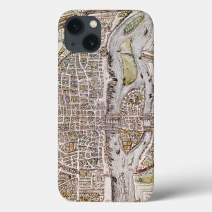 ETUI iPhone 13 CARTE DE PARIS, 1581