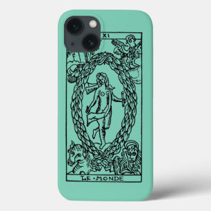 iPhone 13 Coque Carte de tarot : Le monde