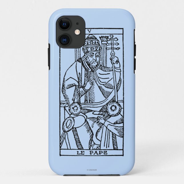 Coques Case-Mate iPhone Carte de tarot : Le pape (Dos)
