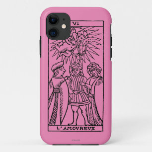 Coque iPhone 11 Carte de tarot : Les amants