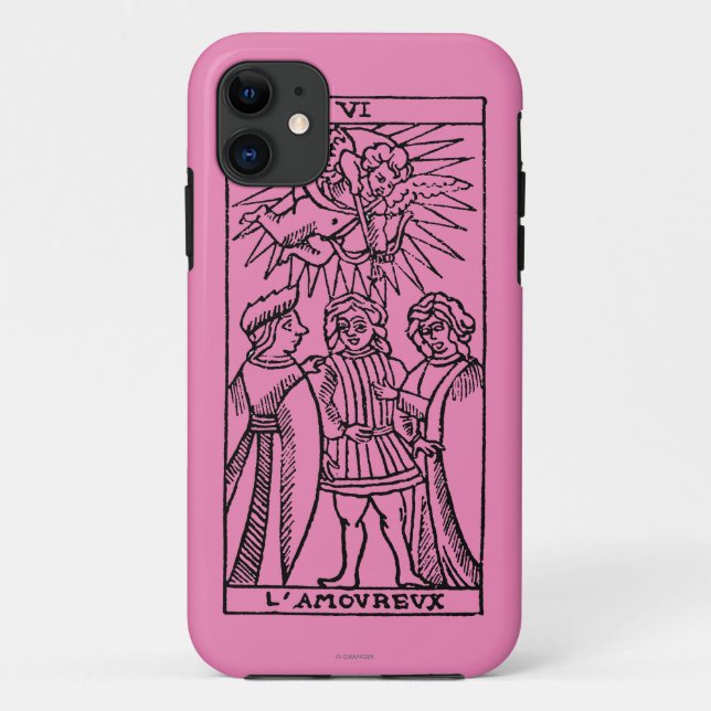 Coques Case-Mate iPhone Carte de tarot : Les amants (Dos)