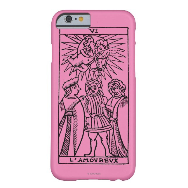 Coques Case-Mate iPhone Carte de tarot : Les amants (Dos)