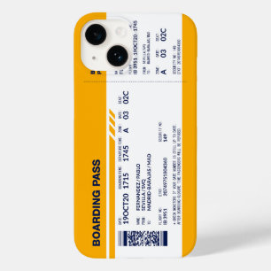Coque Case-Mate iPhone Carte d'embarquement - Jaune