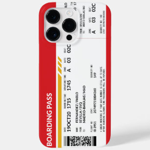 Coque Case-Mate iPhone Carte d'embarquement - Rouge