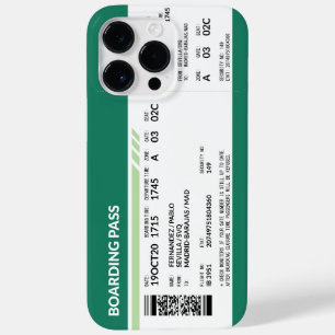 Coque Case-Mate iPhone Carte d'embarquement - Vert