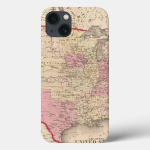 iPhone 13 Coque Carte des Etats-Unis 5