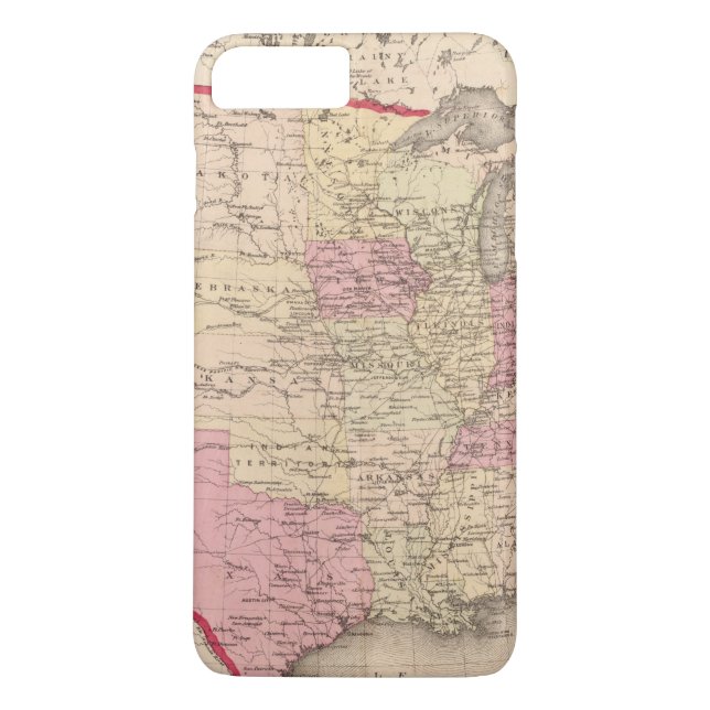 Coques Case-Mate iPhone Carte des Etats-Unis 5 (Dos)