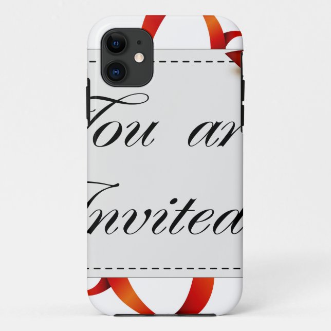 Coques Case-Mate iPhone Carte d'invitation >> Vous êtes invité (Dos)