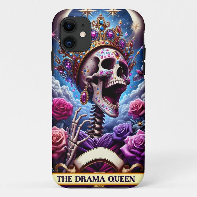 Coques Case-Mate iPhone Carte Drama Queen Tarot (Dos)