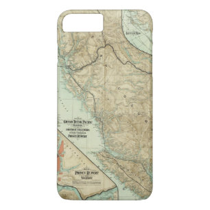 Etui iPhone Case-Mate Carte du chemin de fer grand de Pacifique de tronc