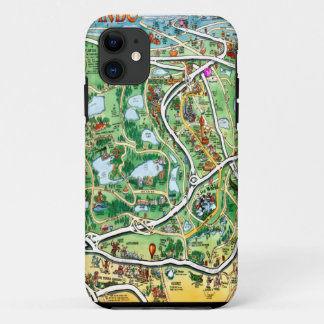 Coque Case-Mate iPhone Carte du dessin animé Orlando Florida