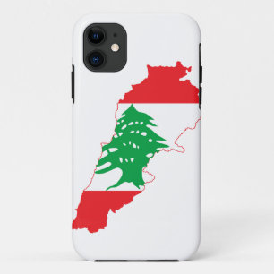 Coque Case-Mate Pour iPhone Carte du drapeau du Liban