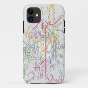 Coque Case-Mate Pour iPhone Carte du Métro de Paris - Couche d'iPhone 5