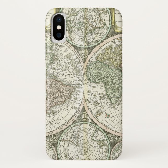 Coques Case-Mate iPhone Carte du monde | 1744 (Dos)