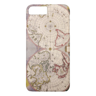 Coque iPhone 7 Plus Carte du monde antique