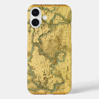 Coques iPhone 16 Plus Carte du monde antique