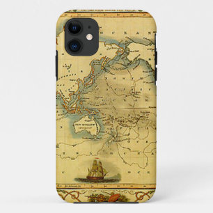 Coques Pour iPhone Carte du monde antique