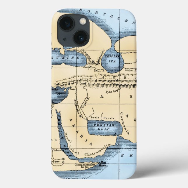 COQUES Case-Mate iPhone CARTE DU MONDE : ERATOSTHENES (Verso)