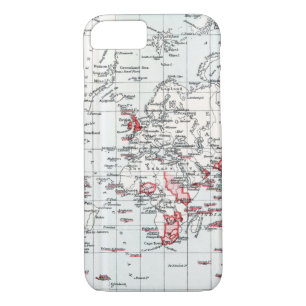 Case-Mate iPhone Case Carte du monde montrant les possessions
