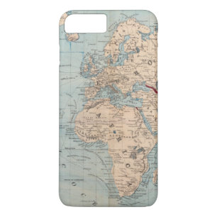 Coque Case-Mate iPhone Carte du monde sur la projection de Mercator