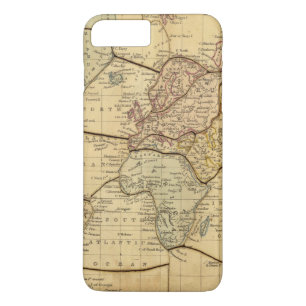 Coque Case-Mate Pour iPhone Carte du monde sur la projection de Mercators