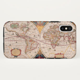 Coques Pour iPhone Carte du monde vintage Circa 1600