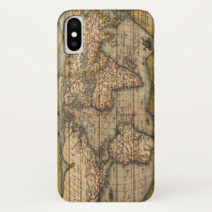 Case-Mate iPhone Case Carte du monde vintage par Abraham Ortelius 1564