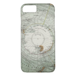 Coque iPhone 7 Carte du sud de région polaire