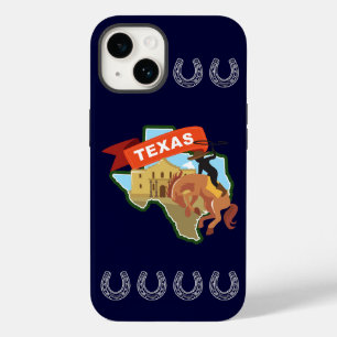 Coque Case-Mate iPhone Carte du Texas Aquarelle Cowboy Cowgirl Chaussures