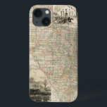 Case-Mate iPhone Case Carte du Texas aux frontières du comté<br><div class="desc">Cette carte extraordinaire de l'état du Texas montre comment les lignes du comté ont été dessinées. Il contient également des rendus de l'Alamo,  un derrick à l'huile,  et des cowboys sur les chevaux. Montrez un peu d'amour à Lone Star State en achetant cette impression!</div>