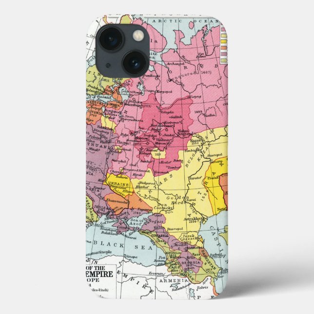 COQUES Case-Mate iPhone CARTE : EXPANSION DE LA RUSSIE (Verso)