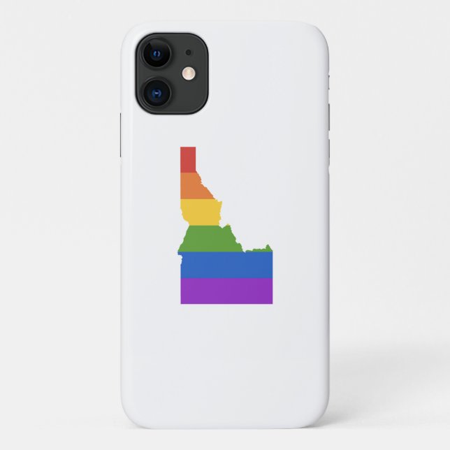 Coques Case-Mate iPhone Carte gay des États-Unis| État de l'Idaho (Dos)