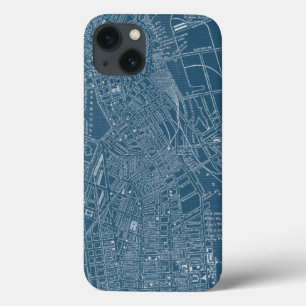 iPhone 13 Coque Carte graphique de Boston