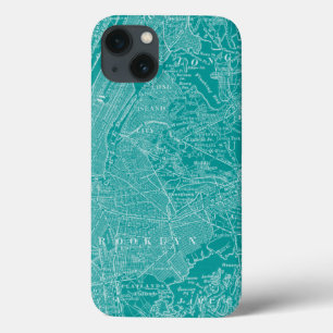 Etui iPhone 13 Carte graphique de New York