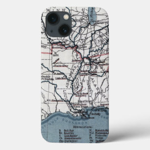 Case-Mate iPhone CASE CARTE : GUERRE CIVILE, 1861