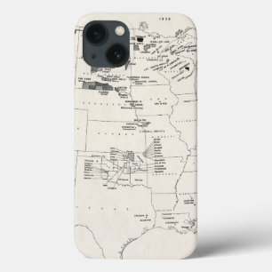 iPhone 13 CASE CARTE : INDIENS D'AMERIQUE 2