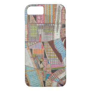 Coque iPhone 7 Carte moderne de New York II