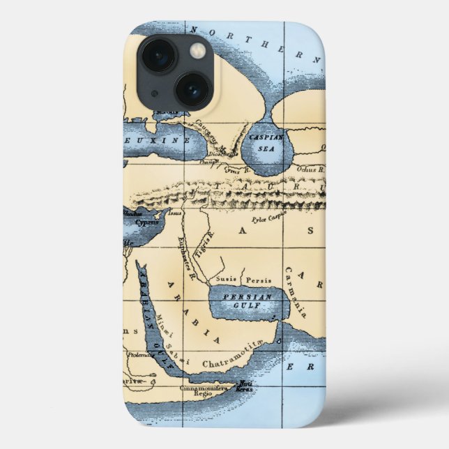 COQUES Case-Mate iPhone CARTE MONDIALE : ERATOSTHENES (Verso)