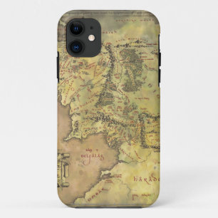 Coque iPhone 11 Carte MOYENNE d'EARTH™ #2