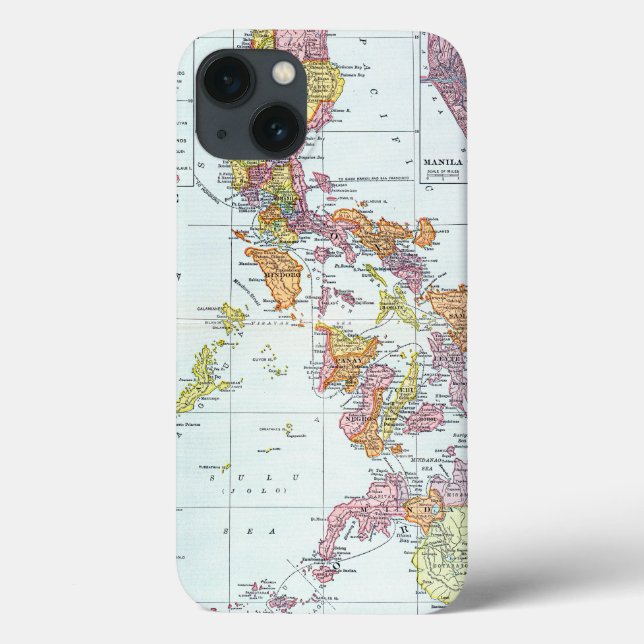 COQUES Case-Mate iPhone CARTE : PHILIPPINES, 1905 (Verso)