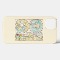 Carte polaire de langue allemande Coque-coque ipho
