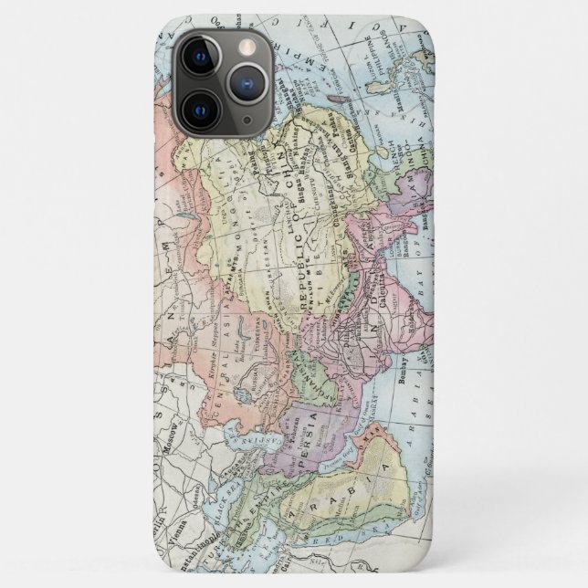 Coques Case-Mate iPhone Carte politique de l'Asie (1916) (Dos)
