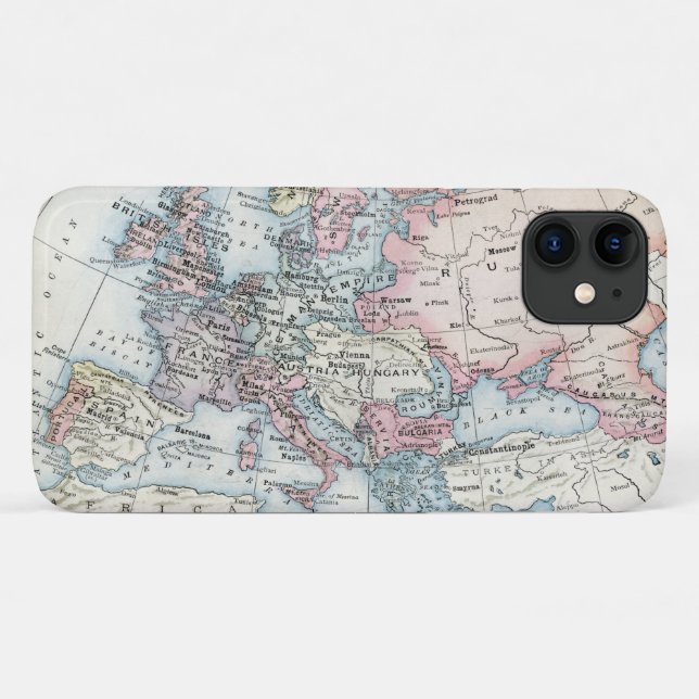 Coques Case-Mate iPhone Carte politique de l'Europe (1916) (Dos (Horizontal))