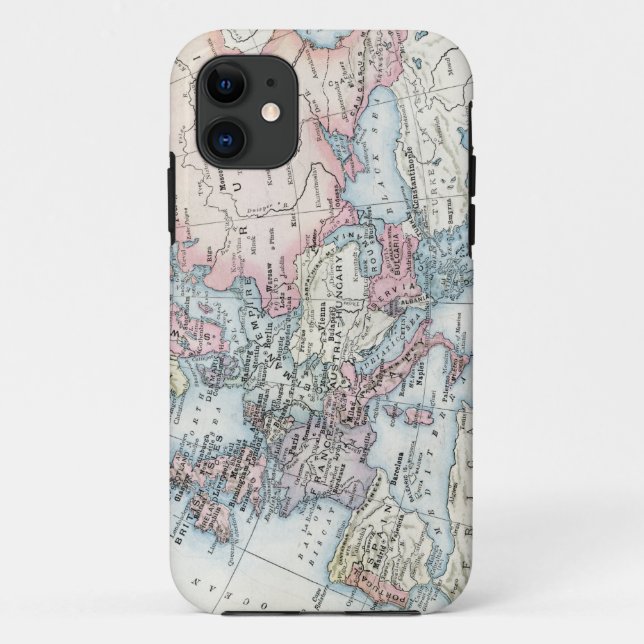 Coques Case-Mate iPhone Carte politique de l'Europe (1916) (Dos)