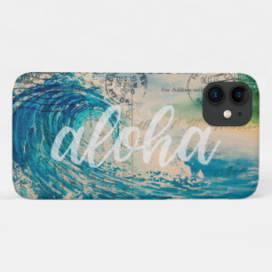 Case-Mate iPhone Case Carte postale vintage Hawaii Wave