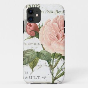 Coque Case-Mate Pour iPhone carte postale vintage rose