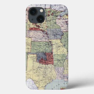 COQUES POUR iPhone CARTE : RÉSERVES, 1892