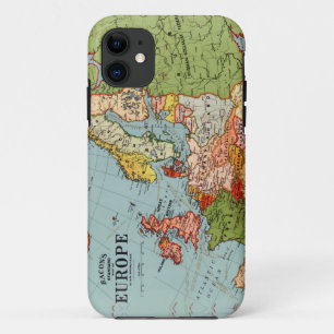 Case-Mate iPhone Case Carte standard de l'Europe de Bacon du 20e siècle